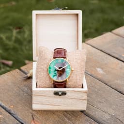 Customize Man Watch Dropshipping Resin Quartz Men's Watches BOBO BIRD Wood Wristwatch Male Timepiece Clock Blue Wrist Man Watch