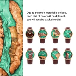 Customize Man Watch Dropshipping Resin Quartz Men's Watches BOBO BIRD Wood Wristwatch Male Timepiece Clock Blue Wrist Man Watch