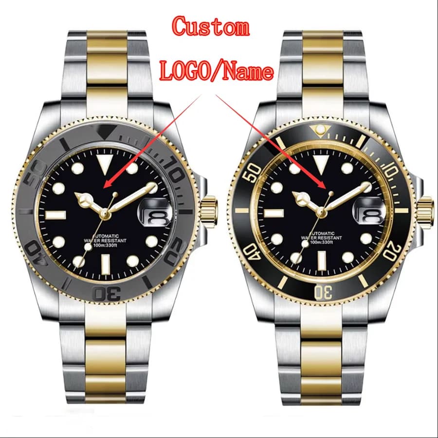 40mm Diving NH35 man watch Luminous MIYOTA 8215 Automatic Mechanical men watch Customized LOGO SUB Sapphire Crystal Wrist watch