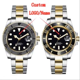 40mm Diving NH35 man watch Luminous MIYOTA 8215 Automatic Mechanical men watch Customized LOGO SUB Sapphire Crystal Wrist watch