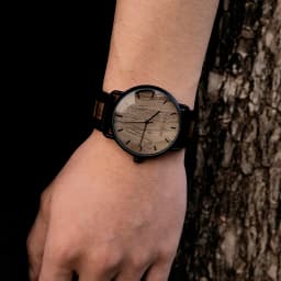 Custom Wood Men Watch Business Wrist Watches Wooden Stainless Steel as Best Gift Erkek Kol Saati Support Dropshipping