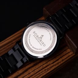 Custom Wood Men Watch Business Wrist Watches Wooden Stainless Steel as Best Gift Erkek Kol Saati Support Dropshipping