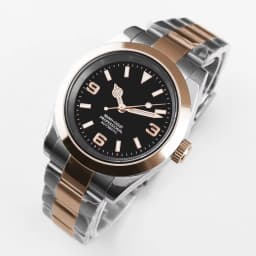 36/39mmcustom New Design pink black dial Mechanical Wristwatches Luxury Corgeut 10BARS Sapphire NH35 Movement Watch for Men