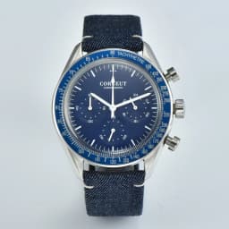 Corgeut 40mm Watch Quartz for Men Luxury Chronograph Fashion Sapphire Trendy Stylish Sports Mens Steel Band Wrist Watches