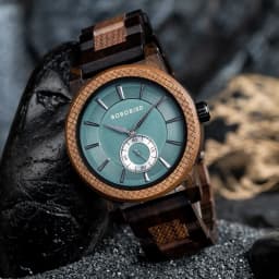 New BOBOBIRD Wood Watch Men's Watches Customized Name Back Case Text Casual Clock Quartz Wristwatch Wedding Watch Wood Box Gift
