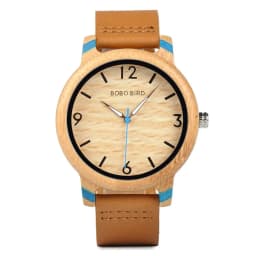 Couple Watch BOBO BIRD Wooden Simple Fashion Leather Wristwatch Men And Women Personality Timepiece Great Gift Reloj Luminous