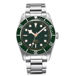 Custom Logo NH35 Movemen Luxury 41mm Biwan Business Men Watches Automatic Mechanical Date Diving Waterproof Glow Watch Corgeut