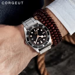 Custom Logo NH35 Movemen Luxury 41mm Biwan Business Men Watches Automatic Mechanical Date Diving Waterproof Glow Watch Corgeut