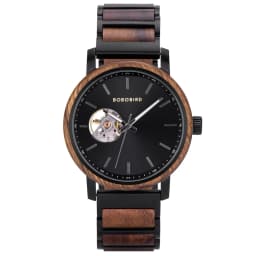 Mechanical Watch BOBO BIRD 2022 Classic Fashion Men's Automatic Wristwatch Tabby Wood Watches Customized Gift Box Reloj Hombre