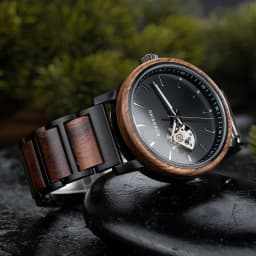 Mechanical Watch BOBO BIRD 2022 Classic Fashion Men's Automatic Wristwatch Tabby Wood Watches Customized Gift Box Reloj Hombre