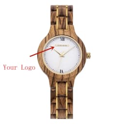 BOBO BIRD Women Watch Fashion Wooden Japanese Quartz Movement Wristwatch Luxury Red Sandalwood Timepiece Gift Box Dropshipping