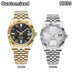 Custom 39mm Automatic Mechanical Watch Sapphire High-end Luxury Business Journal Men's Watch Luminous Waterproof Couple Watch