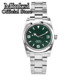 Miuksi NH35 Customized 36mm 39mm Mechanical Watch Fit NH35 Miyota 8215 Movement Automatic Sapphire Waterproof Wristwatch