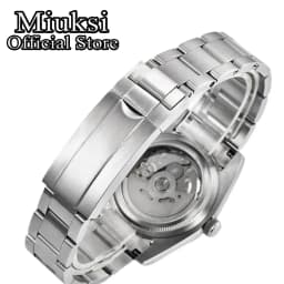 Miuksi NH35 Customized 36mm 39mm Mechanical Watch Fit NH35 Miyota 8215 Movement Automatic Sapphire Waterproof Wristwatch