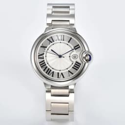 High-end Couple's Watch Strength Mineral Glass Balloon Watch Automatic Mechanical Movement Stainless Steel Waterproof Watch Gift