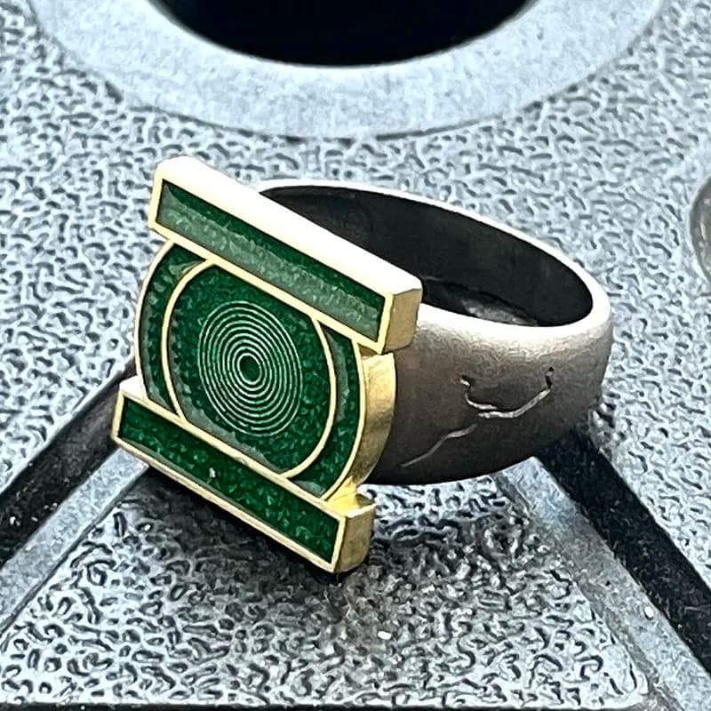 【Ships In 24h】2026 Lanterns Green Lantern Corps Ring Metal Cosplay Dc Tv Series Official Collectible Prop Cosplay Costume Decor
