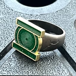 【Ships In 24h】2026 Lanterns Green Lantern Corps Ring Metal Cosplay Dc Tv Series Official Collectible Prop Cosplay Costume Decor