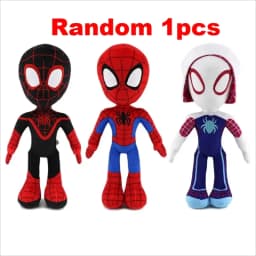 32CM Anime Avengers Spidermanes Plush Toys Into the Spider-Verse Gwen Peter Parker Noir Dolls Soft Stuffed Toy For Kids Gift