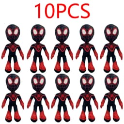 32CM Anime Avengers Spidermanes Plush Toys Into the Spider-Verse Gwen Peter Parker Noir Dolls Soft Stuffed Toy For Kids Gift