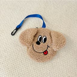 Plush Puppy Waste Bag Dispenser Outdoor Portable Dog Poop Holder Carrier Pet Clean Up Accessories