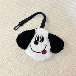 Plush Puppy Waste Bag Dispenser Outdoor Portable Dog Poop Holder Carrier Pet Clean Up Accessories
