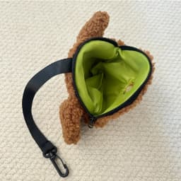 Plush Puppy Waste Bag Dispenser Outdoor Portable Dog Poop Holder Carrier Pet Clean Up Accessories