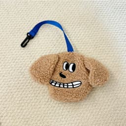 Plush Puppy Waste Bag Dispenser Outdoor Portable Dog Poop Holder Carrier Pet Clean Up Accessories