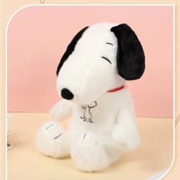 2027 Glowing Breathing Snoopy Plush Toy Baby Sleep Aid Cute Calming Stuffed Animal Kids Bedtime Gift