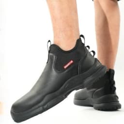 Fashion Men's Shoes Non Slip Waterproof Mens Work Shoes Oil Proof Kitchen Boots Durable Slip on Men Sneakers High Quality Tenis