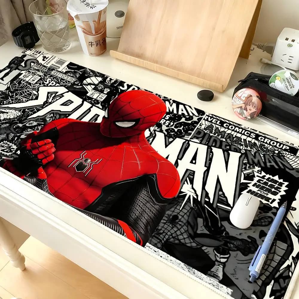 Cool-S-spider-manS Classic Movie Mouse Pad Computer Mat Deskpad Laptop Keyboard Mat Office Large Landscape Mousepad