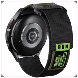 RUN Nylon Band 20mm 22mm Universal Replacement Wristband Sport Watch Strap for Men Women Bracelet Colorful Belt Accessories