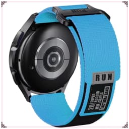 RUN Nylon Band 20mm 22mm Universal Replacement Wristband Sport Watch Strap for Men Women Bracelet Colorful Belt Accessories