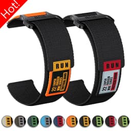 20mm 22mm Nylon Strap for Samsung Galaxy Watch 7/FE/6/5/4/5Pro/6Classic Belt Bracelet for Huawei Watch GT6/5 5Pro GT4 4Pro Band