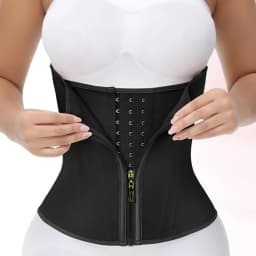 1PCS Waist Trainer for Women Zipper Corset Shapewear Tummy Control Faja Body Shaper Waist Cincher Workout Girdle