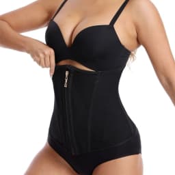 1PCS Waist Trainer for Women Zipper Corset Shapewear Tummy Control Faja Body Shaper Waist Cincher Workout Girdle