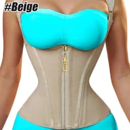 1PCS Waist Trainer for Women Corset Shapewear with Zipper Women's Waist Cincher Tank Top with Adjustable Straps