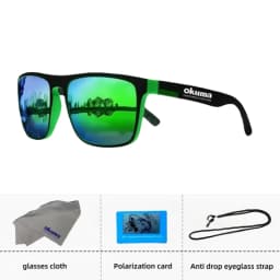 Okuma Fashion Polarized Glasses UV400 Anti Strong Light, Dazzling Light, Suitable for Cycling, Driving, Fishing, Etc