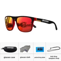 Okuma Fashion Polarized Glasses UV400 Anti Strong Light, Dazzling Light, Suitable for Cycling, Driving, Fishing, Etc