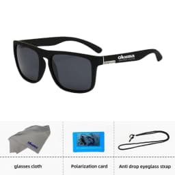 Okuma Fashion Polarized Glasses UV400 Anti Strong Light, Dazzling Light, Suitable for Cycling, Driving, Fishing, Etc