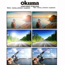 Okuma Polarized Sunglasses Unisex Fishing Driving Mountain Climbing Glasses Outdoor Sports Eyewear UV400 Okuma Fishing Glasses