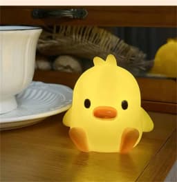 Duck/chicken Night Light Bedroom Decoration Cute Cartoon Animal Night Light Christmas Gifts For Kids Room Bedside Sleeping Lamp