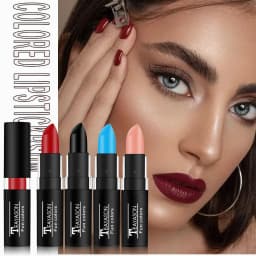 TEAYASON 12 Color Waterproof Lasting Sexy Red Lipstick Matte Lipstick Cosmetics Lip Gloss Waterproof Long-lasting