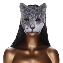 1PC Fashion EVA Cat Girl Mask Half Face Party Makeup Ball Masquerade Mask Venetian Party Mardi Gras Mask