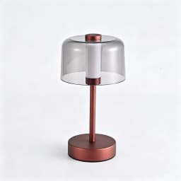 KFV Desk Lamp Luxury Transparent Light Lampshade Bedroom LED Table Lamp Decoration Mood Light Bedside Rechargeable Desk Lamps