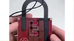Challenging Classic Wooden Brainteaser Puzzle Game Perfect IQ Lock Challenge Toy Gift For Kids Children’s Cognitive Development
