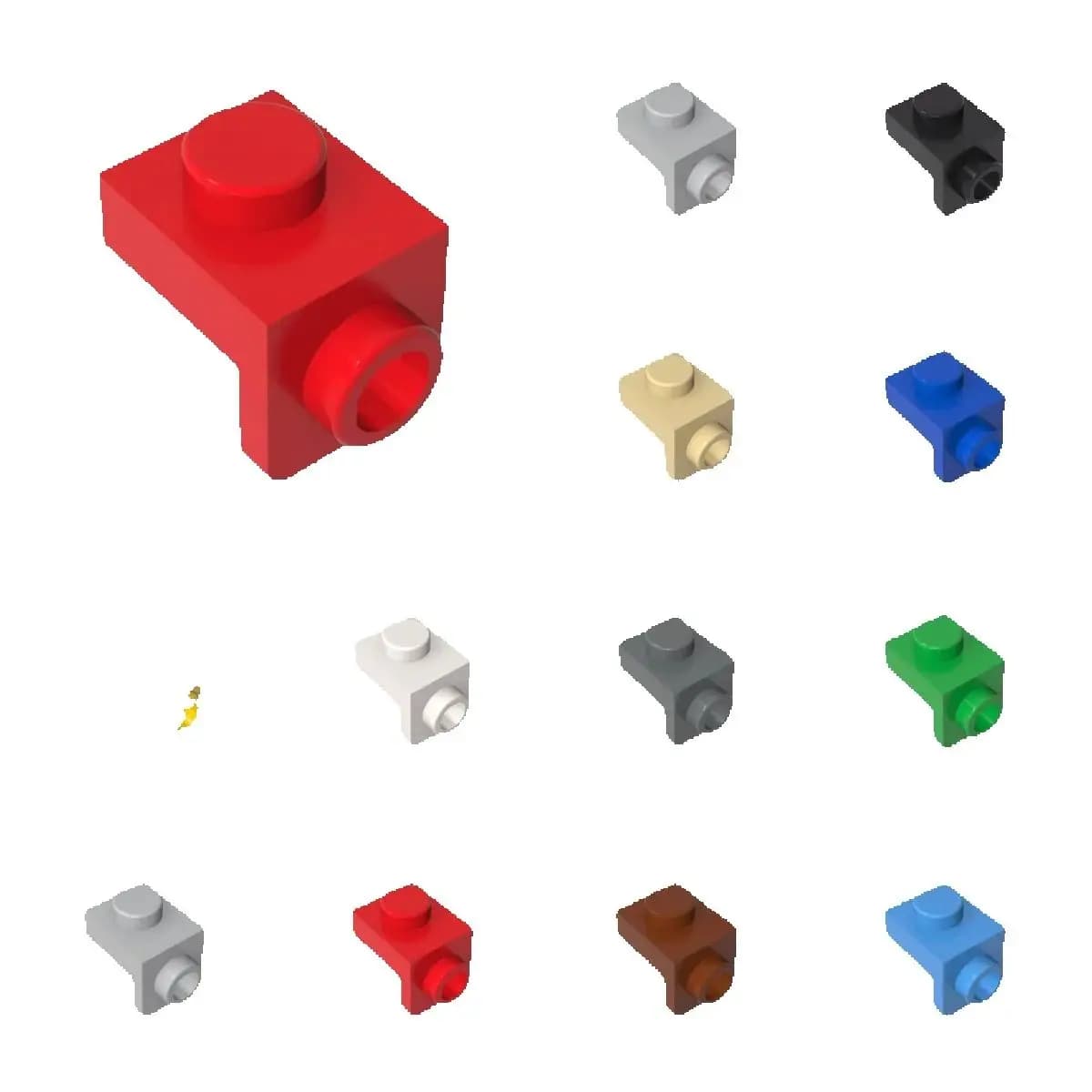 50pcs 36841 Bracket 1 x 1 - 1 x 1 Bricks Collections Bulk Modular GBC Toys For Technical MOC DIY Gifts Sale Buildings Blocks