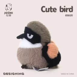 Latest Kawaii overalls, koala sparrow stuffed plush toys, cartoon anime cute children's birthday gifts, fun dolls for Halloween