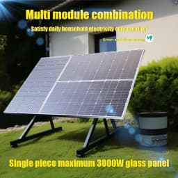 Premium 1000W-3000W 18V Solar Power System Featuring Commercial-Grade Rigid Waterproof Construction & Reinforced Glass