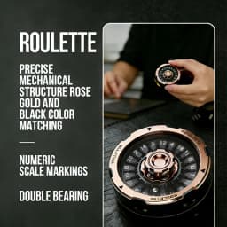D20 Lucky Roulette Wheel Fidget Spinner Anti Stress Toy EDC Hand Toy Desk Gadget DND Table Game Decompression Spinning Dice Gift