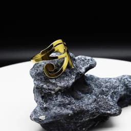 Ancient Egyptian Eye of Horus Ring for Men Women Stainless Steel Gold Color Lucky Amulet Finger Rings Hip Hop Jewelry anillos